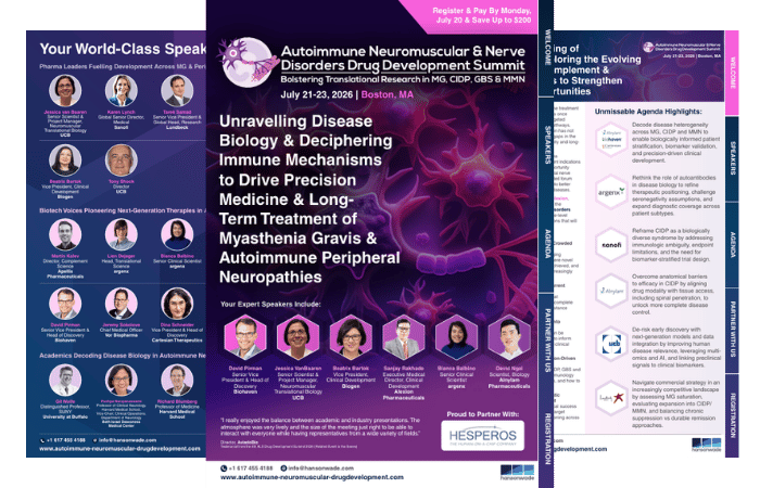 71061 - Autoimmune Neuromuscular & Nerve Disorders Drug Development Summit (3)